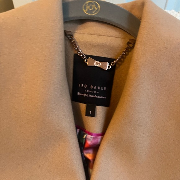 Ted Baker Wool Cashmere Blend Wrap Coat - Picture 8 of 10